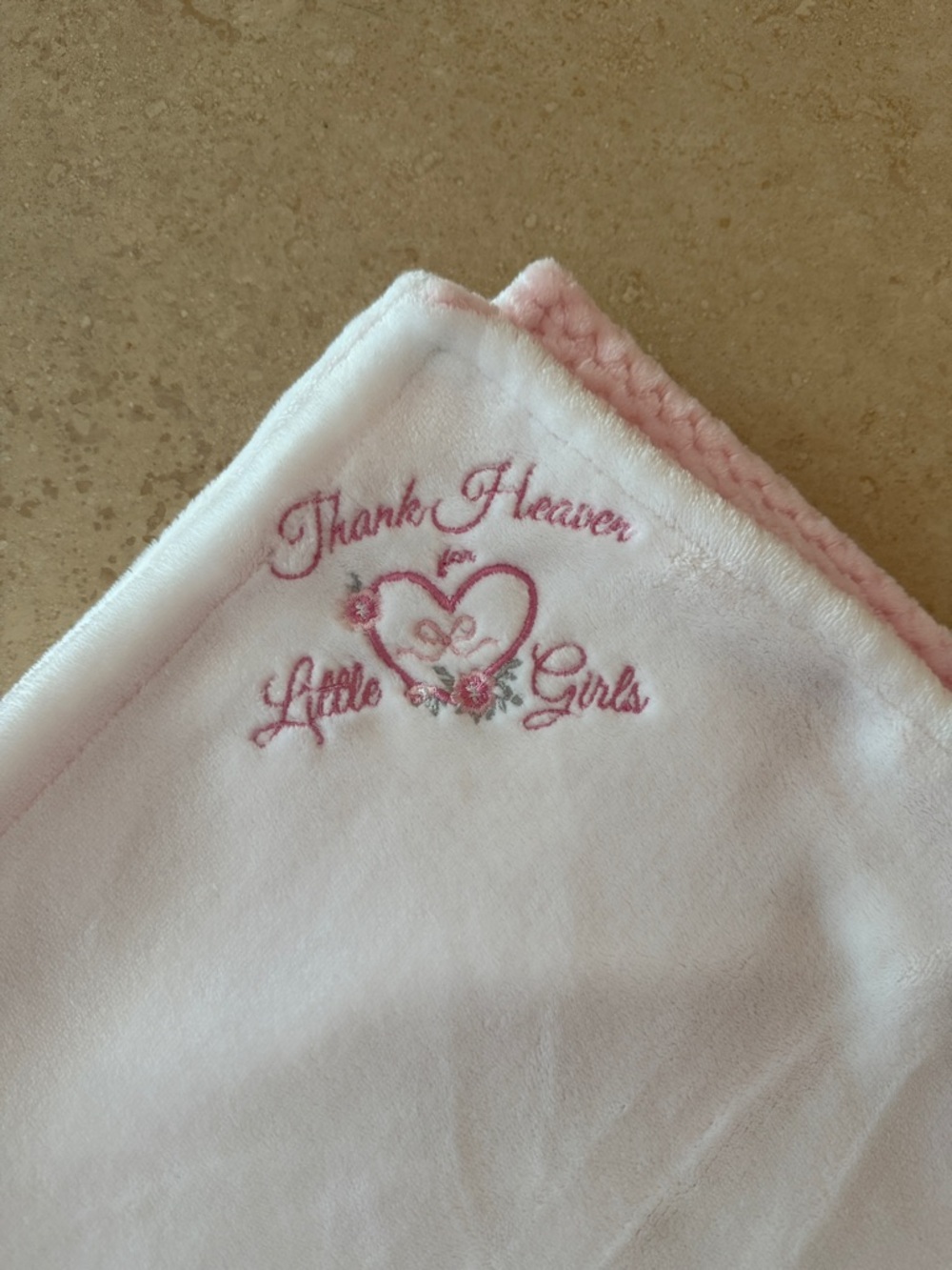 Little Me Baby Blanket - "Thank Heaven for Little Girls"